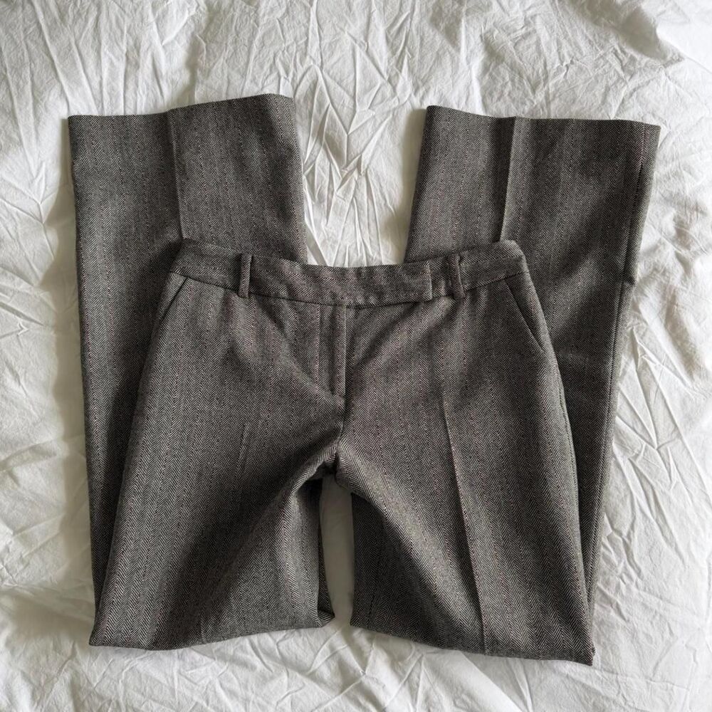 Ann-taylor Women's Grey and Black Trousers